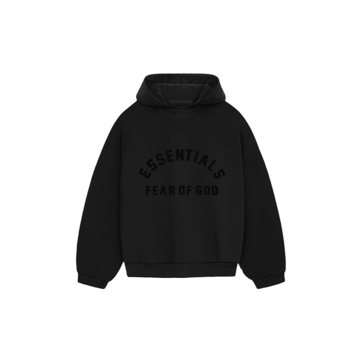 Fear of God Essentials S23 Hoodie Jet Black - PIKASTORE-Fear of God-pikastore.cz