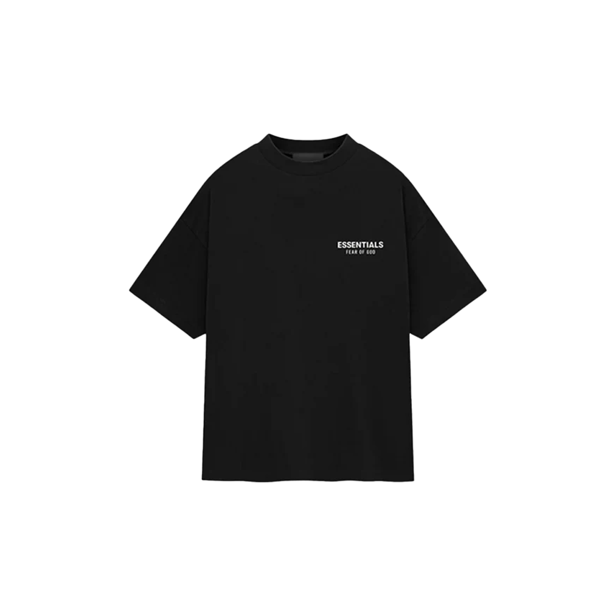 Fear of God Essentials Crewneck S24 T-Shirt Black-Fear of God-pikastore.cz
