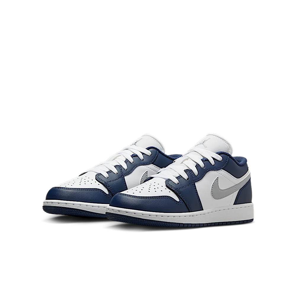 Nike Air Jordan 1 Low GS Midnight Navy Wolf Grey-Air Jordan-pikastore.cz