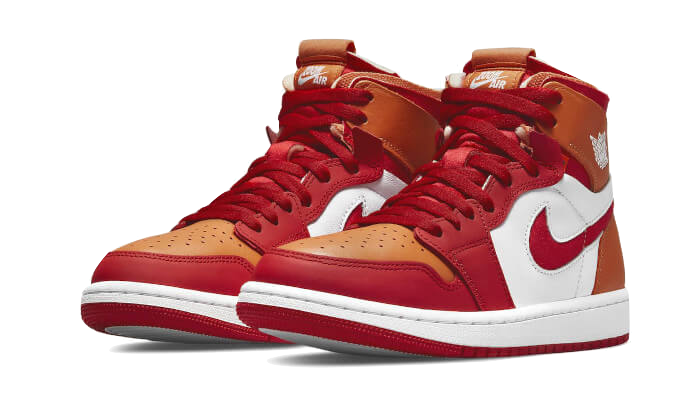 Nike Air Jordan 1 High Zoom Air CMFT Fire Red Hot Curry (Women's)-sneakers-Air Jordan-pikastore.cz