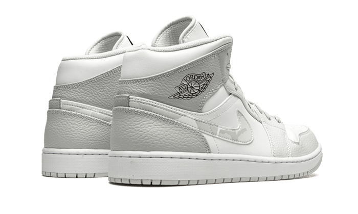 Nike Air Jordan 1 Mid Swoosh Logo - Grey Camo-Air Jordan-pikastore.cz