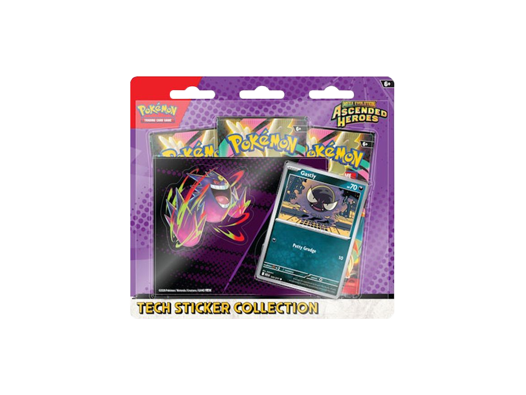 2026 Pokemon Mega Evolution Ascended Heroes Gastly Tech Sticker Collection-Pokemon-pikastore.cz