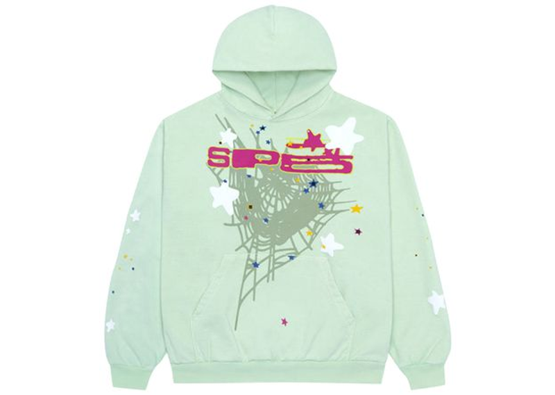 Sp5der Hoodie Mint-Sp5der-pikastore.cz