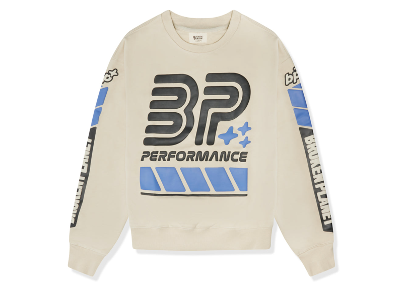 Broken Planet Performance Bone White Crewneck