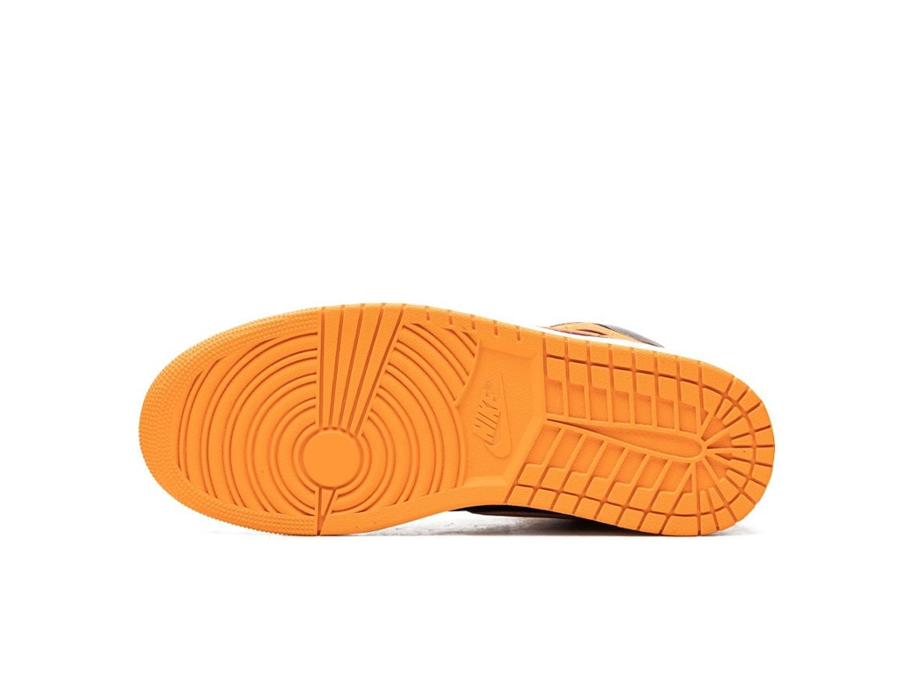 Nike Jordan 1 Mid Fat Tongue Black Orange-sneakers-Air Jordan-pikastore.cz