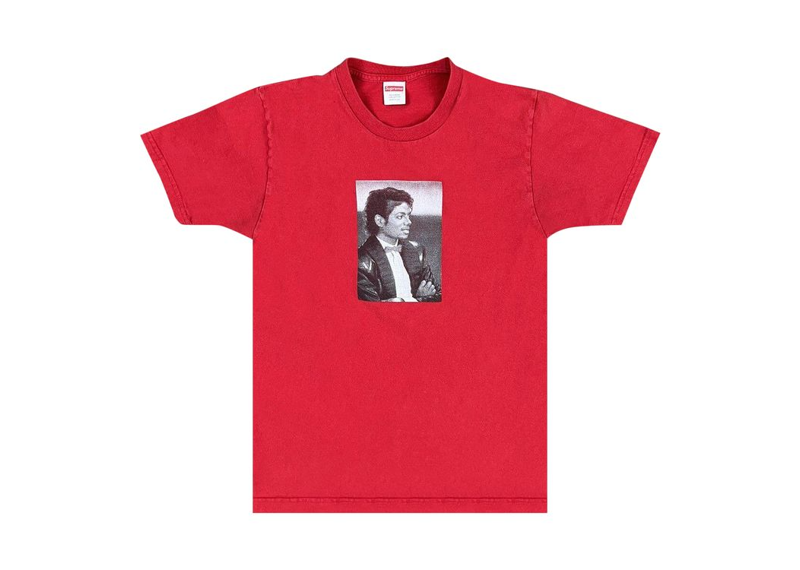 Supreme Michael Jackson Tee Red