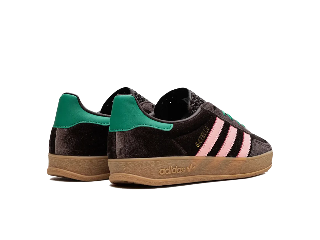 Adidas Gazelle Indoor Dark Brown Glow Pink-Adidas-pikastore.cz