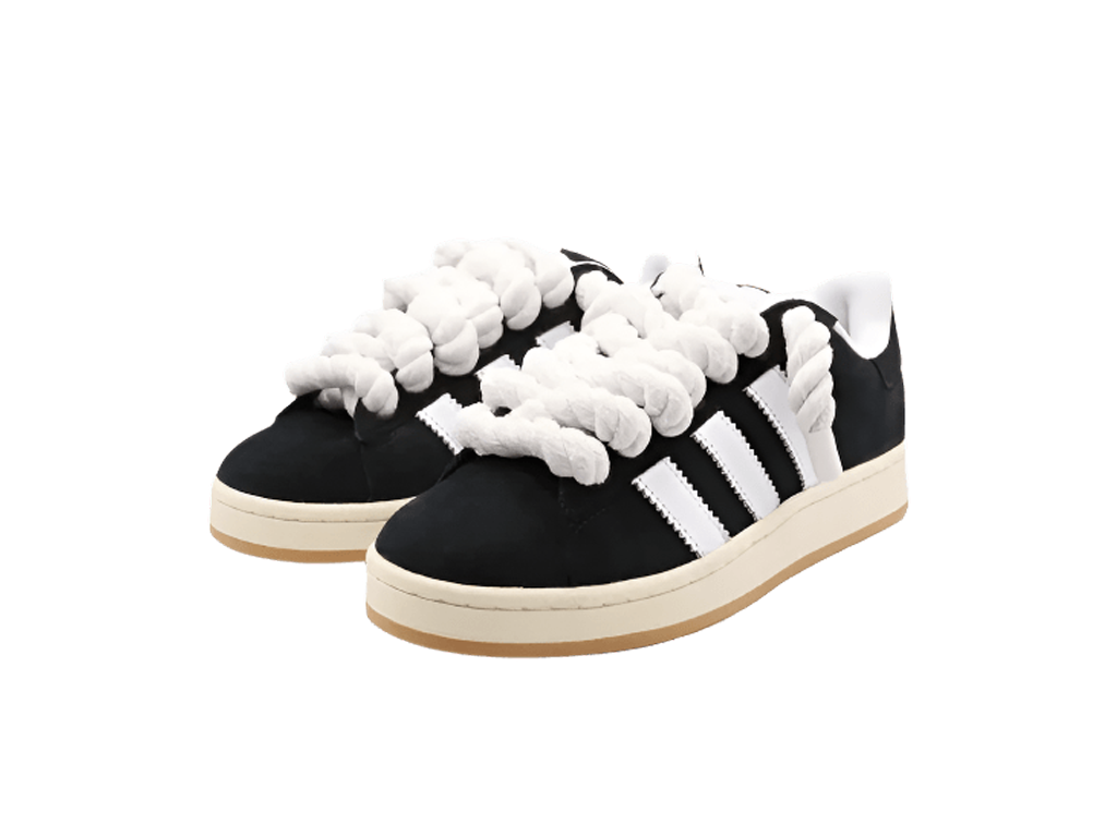 Adidas Campus 00s Black Rope Laces White-Adidas-pikastore.cz