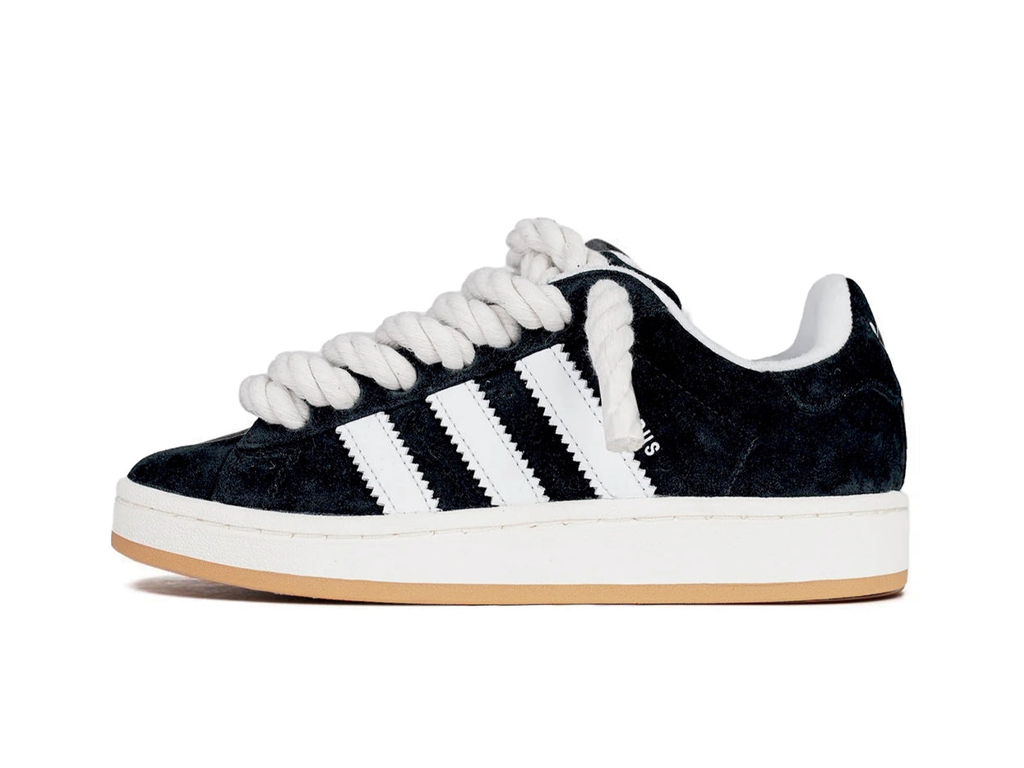 Adidas Campus 00s Black Rope Laces White-Adidas-pikastore.cz