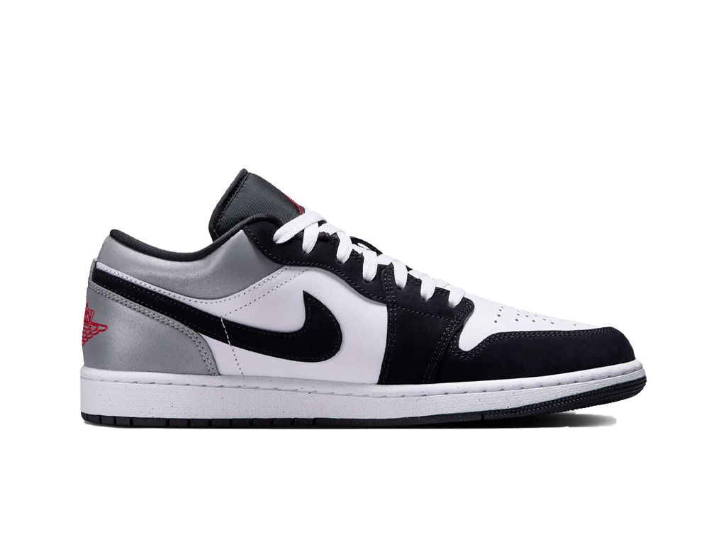 Air Jordan 1 Low SE White Black Matte Silver-Air Jordan-pikastore.cz