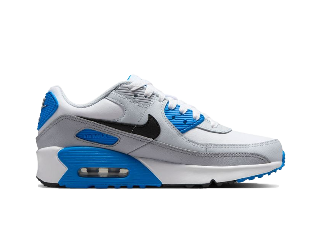 Air Max 90 Leather GS Platinum Photo Blue-Nike-pikastore.cz