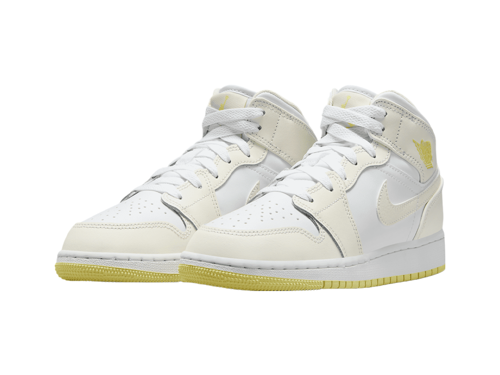 Air Jordan 1 Mid GS Sail Light Laser Orange-Air Jordan-pikastore.cz
