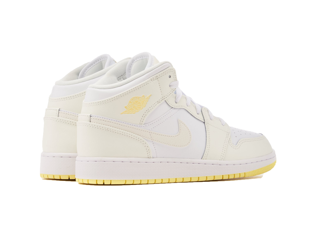 Air Jordan 1 Mid GS Sail Light Laser Orange-Air Jordan-pikastore.cz