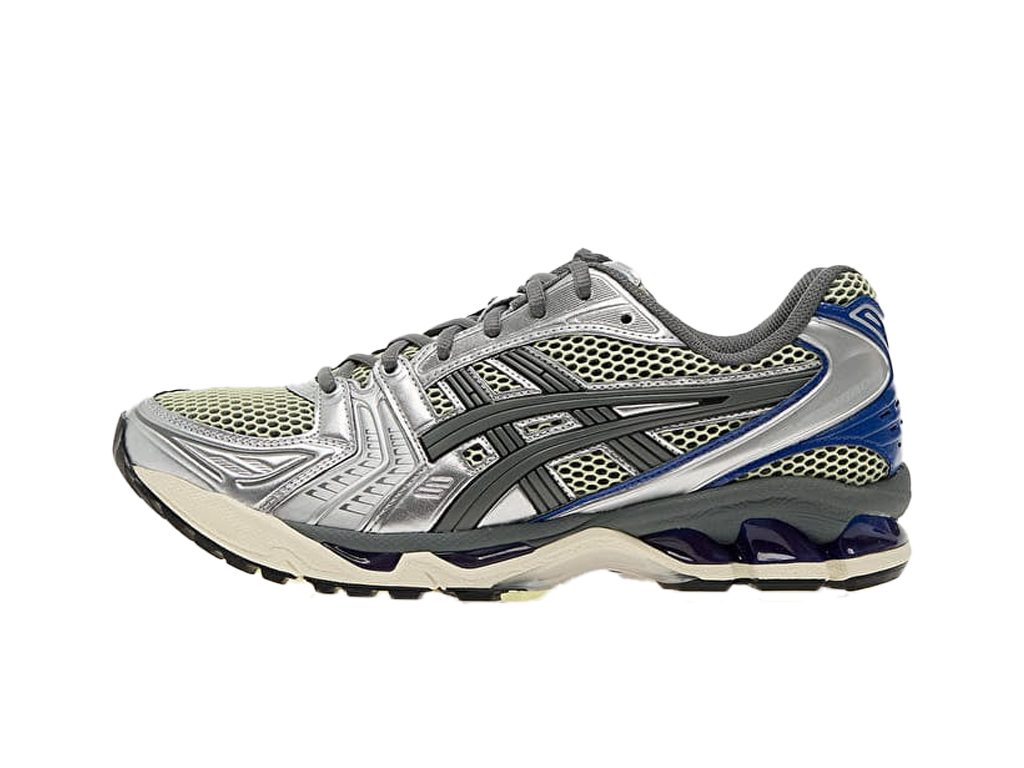 Asics Gel Kayano 14 Soft Yellow Silver Blue-Asics-pikastore.cz