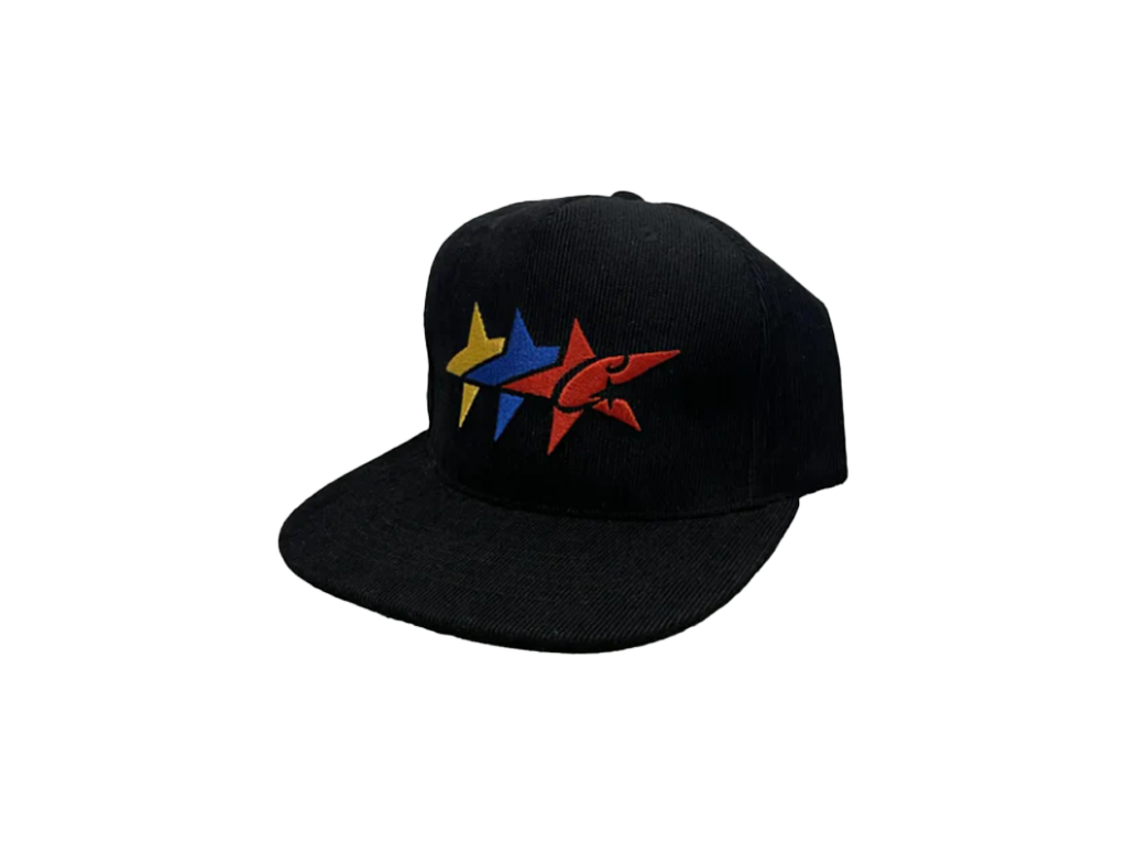 Corteiz C-Star Cordoruy Trucker Cap Black-Corteiz-pikastore.cz