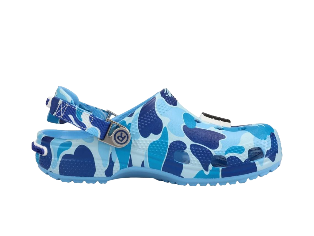 Crocs Classic Clog A Bathing Ape ABC Camo Blue (Kids)-Crocs-pikastore.cz