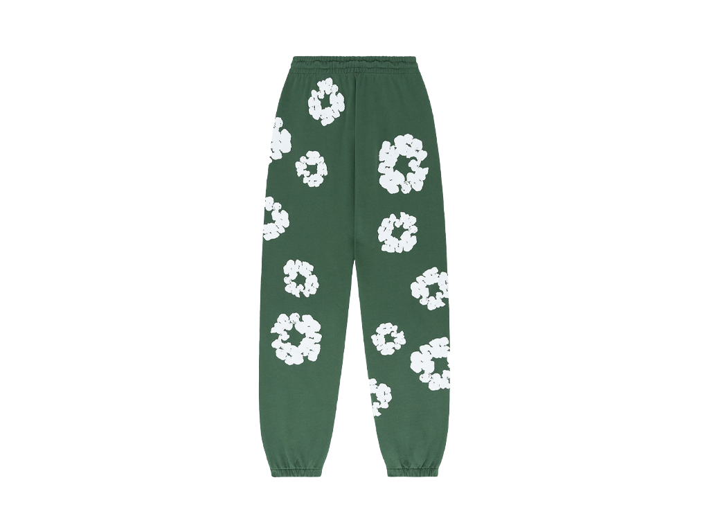 Denim Tears The Cotton Wreath Sweatpants Green-Denim Tears-pikastore.cz