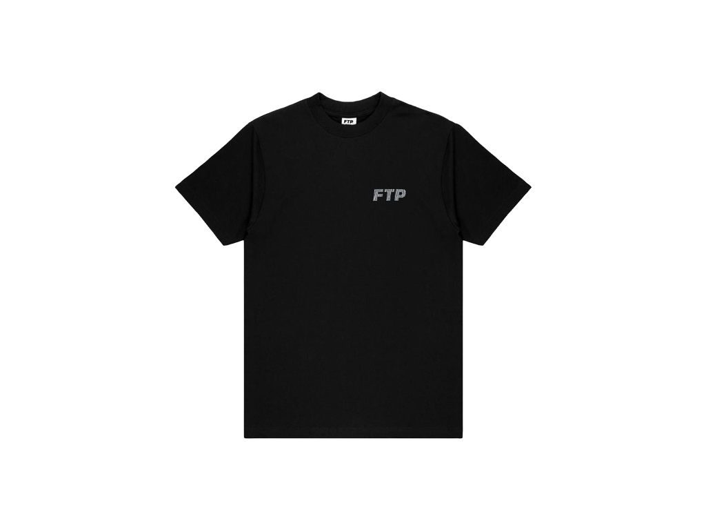FTP Rhinestone Logo Tee Black-FTP-pikastore.cz