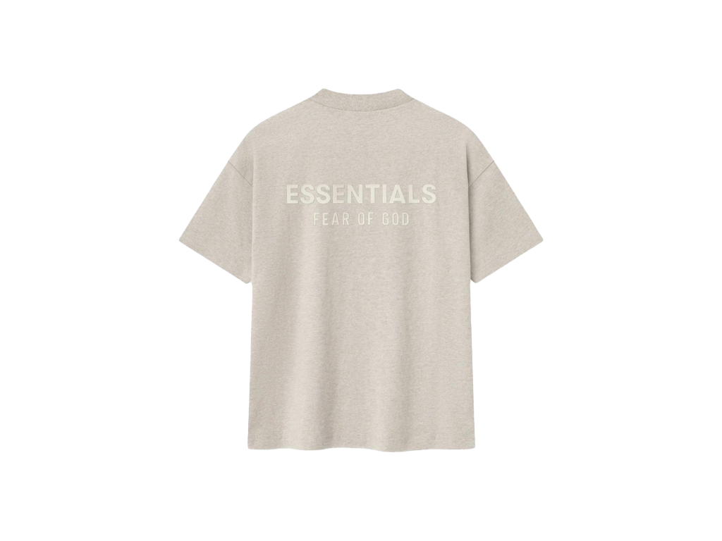 Fear of God Essentials S25 T-Shirt Heather Stone-Fear of God-pikastore.cz