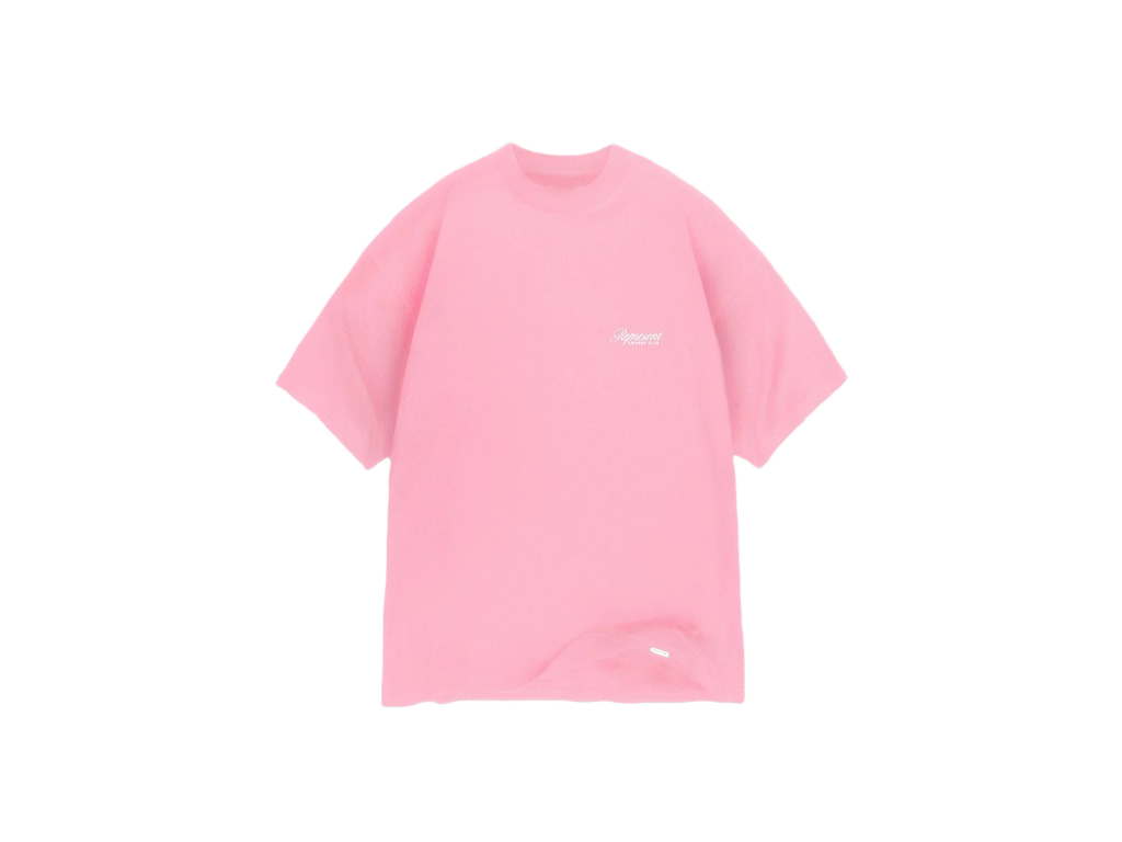 Represent Owners Club Script T-Shirt Pink-Represent-pikastore.cz