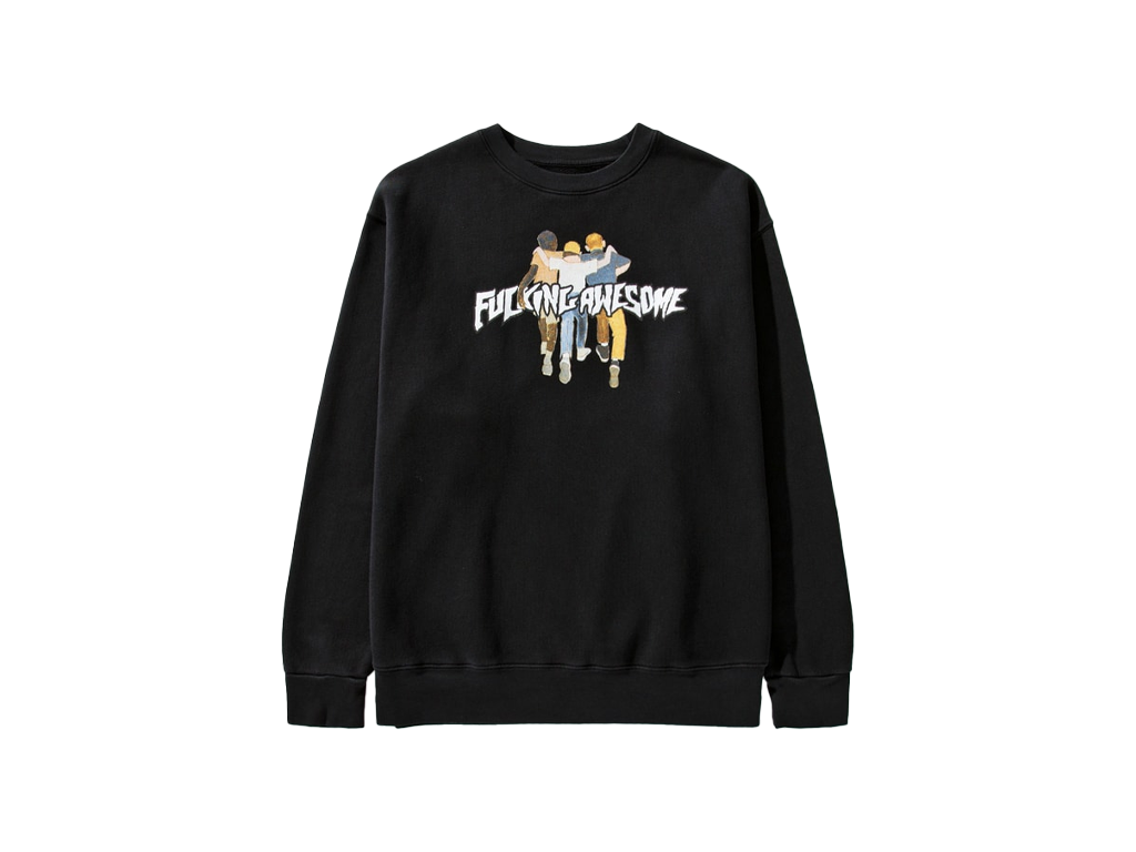 Fucking Awesome The Kids All Right Crewneck Black