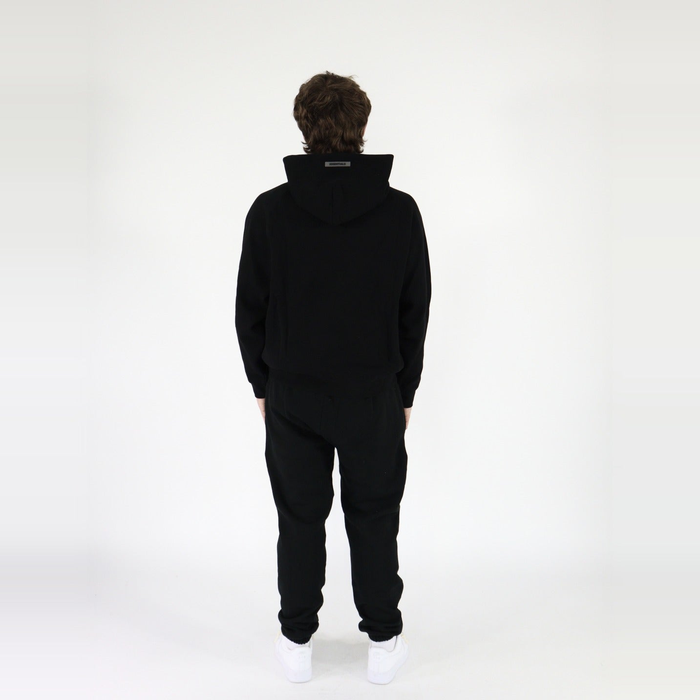 Fear of God Essentials S22 Sweatpants + S20 Hoodie Black - SET-Bundle-Fear of God-pikastore.cz