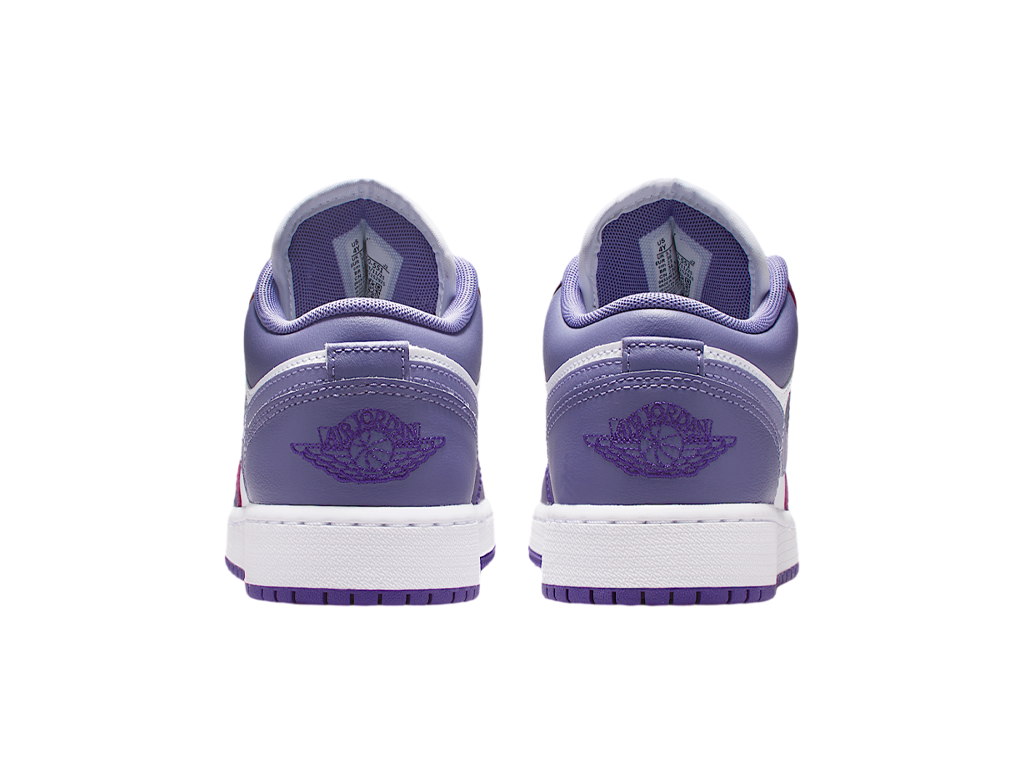 Jordan 1 Low Court Purple White Dusty Amethyst (GS)-Nike-pikastore.cz