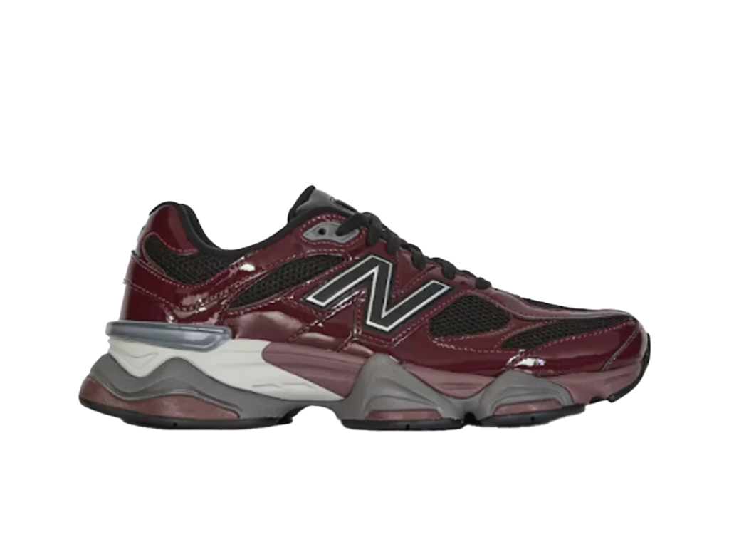 New Balance 9060 Patent Burgundy