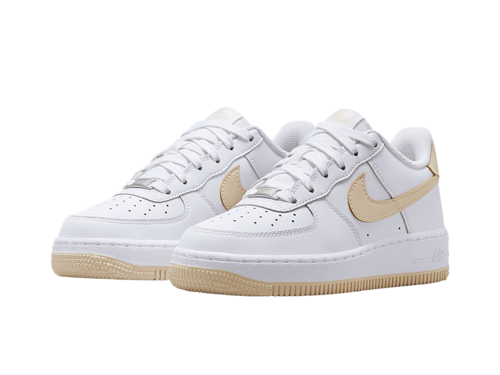 Nike Air Force 1 GS White Light Khaki-Nike-pikastore.cz