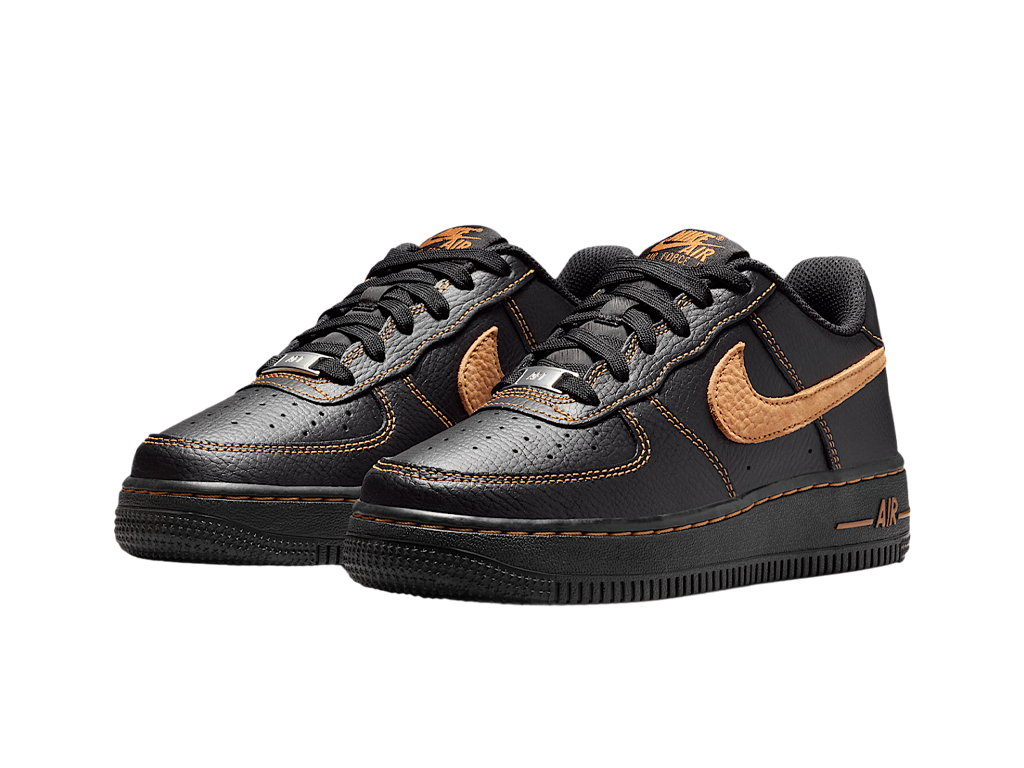 Nike Air Force 1 LV8 GS Black Desert Ochre-Nike-pikastore.cz