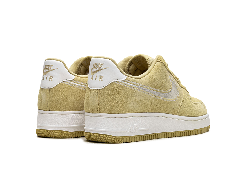 Nike Air Force 1 Low 07 LV8 Buff Gold Sail Embroidered Swoosh-Nike-pikastore.cz