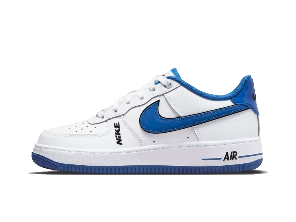 Nike Air Force 1 Low LV8 White Game Royal (GS)-sneakers-Nike-pikastore.cz