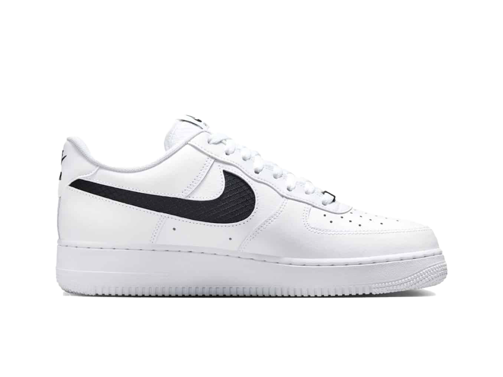 Nike Air Force 1 Low Ripstop Swoosh White Black-Nike-pikastore.cz