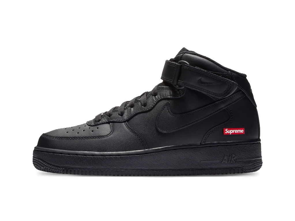 Nike Air Force 1 Mid Supreme Black-Nike-pikastore.cz