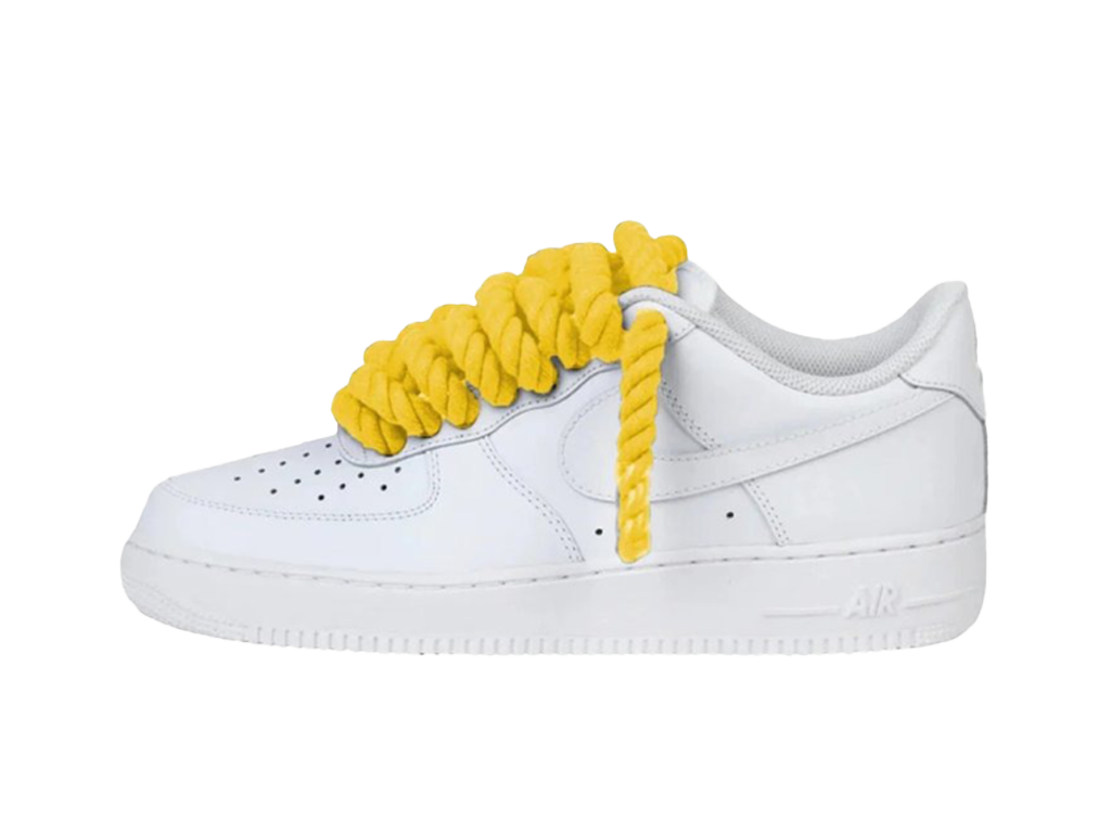 Nike Air Force 1 White Low 07 Rope Laces Yellow-Nike-pikastore.cz