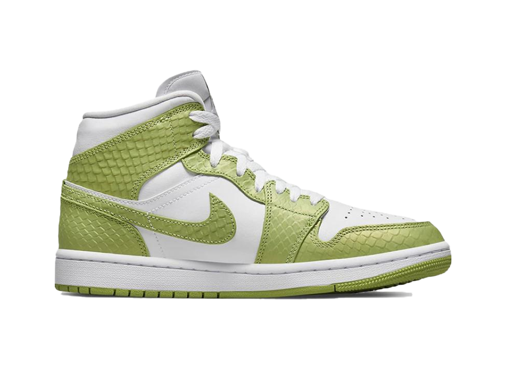 Nike Air Jordan 1 Mid Green Python (Women's) – sneakers – foto 3 di 5