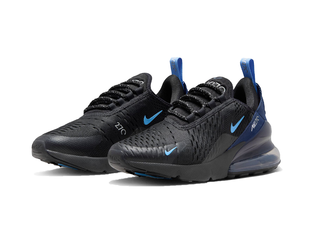 Nike Air Max 270 GS Black Royal Midnight Navy
