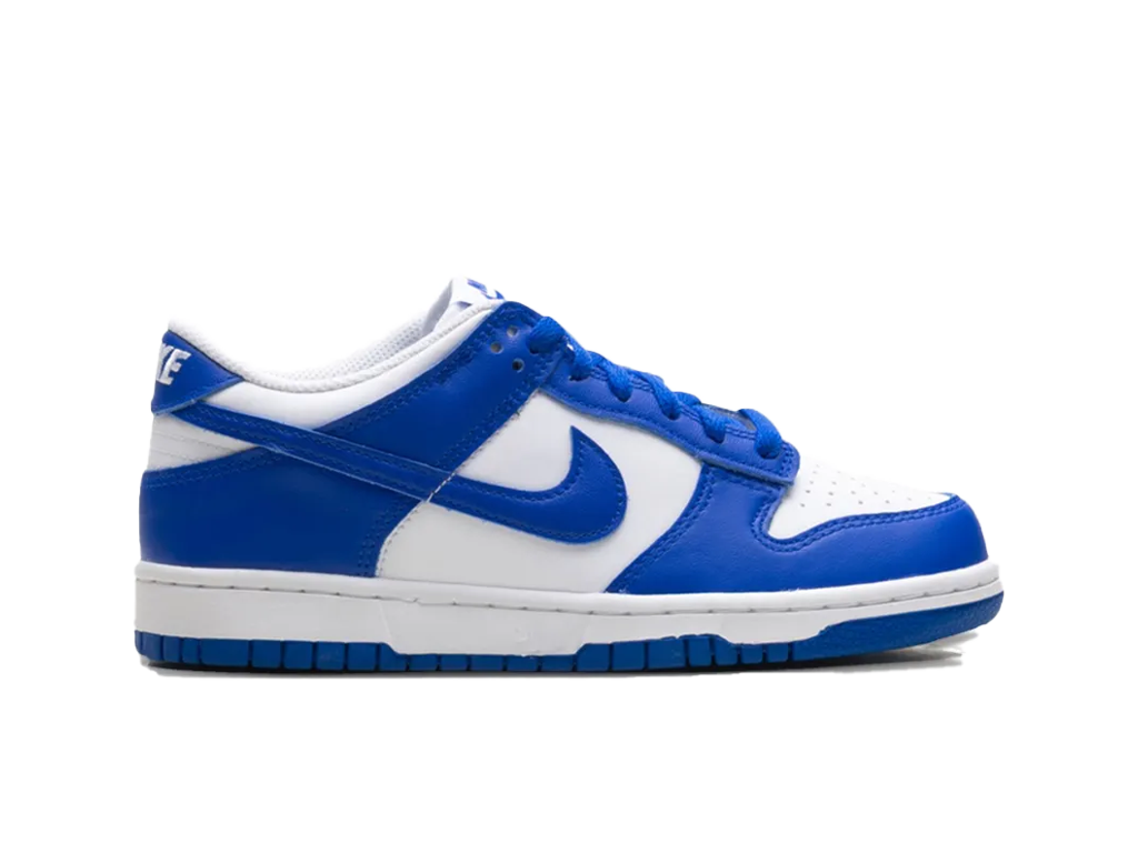 Nike Dunk Low White Hyper Royal (GS)-Nike-pikastore.cz