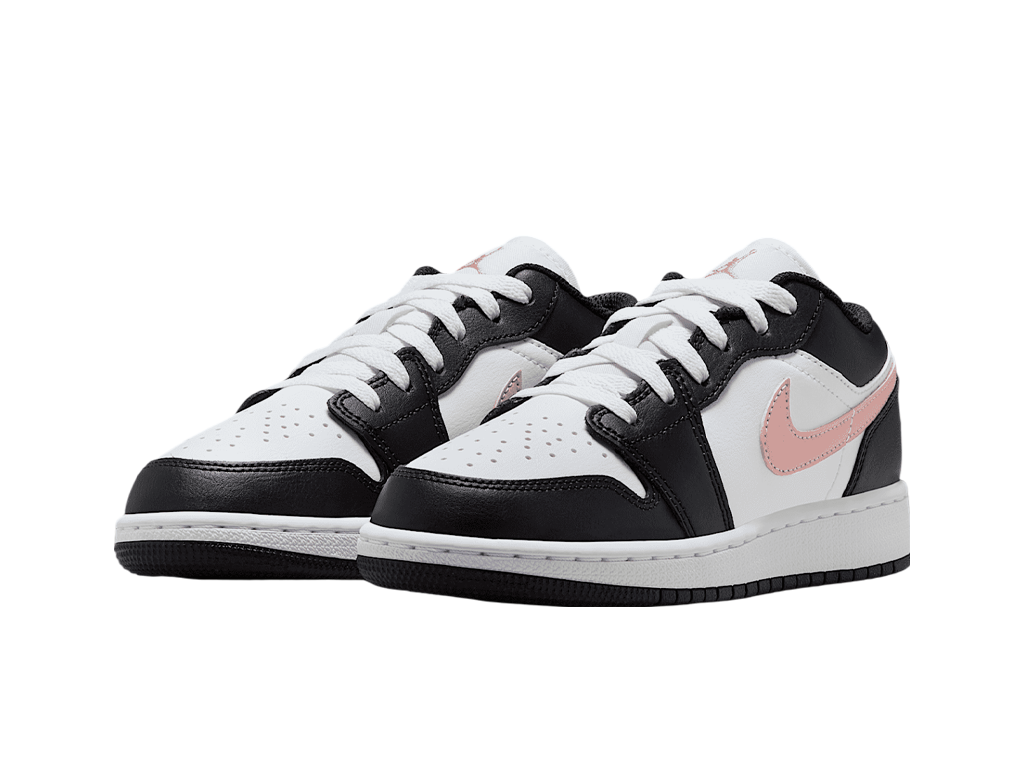 Nike Jordan 1 Low White Black Rust Pink (GS)-Nike-pikastore.cz