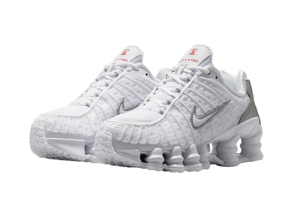 Nike Shox TL GS White Metallic Silver Max Orange-Nike-pikastore.cz