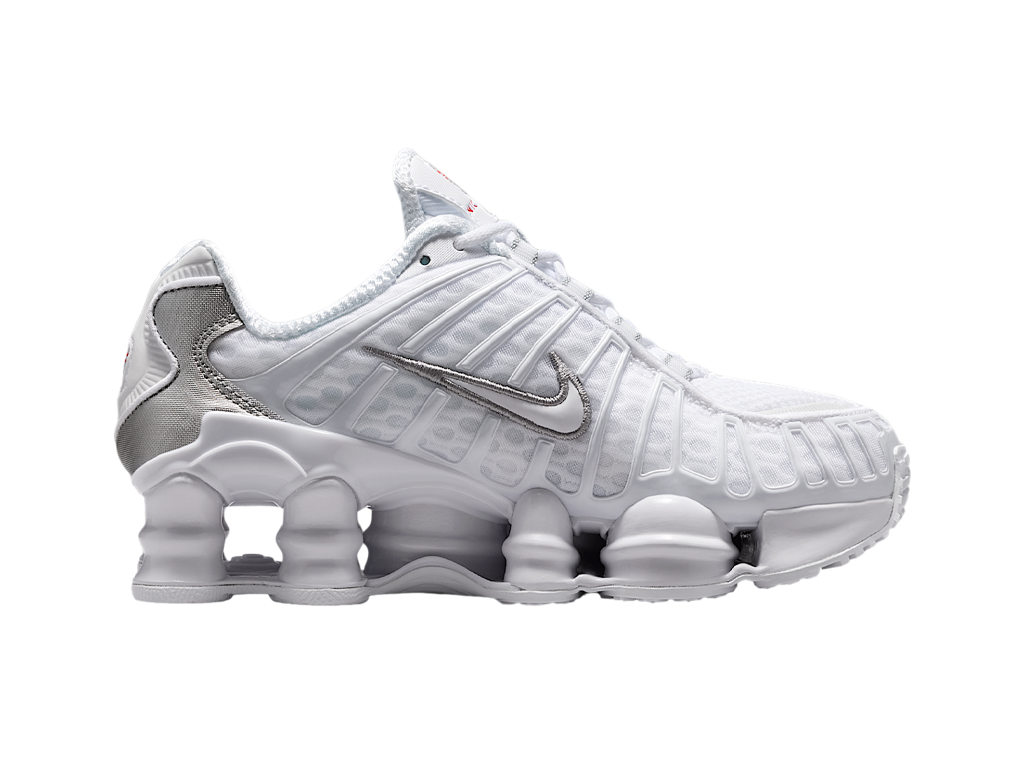 Nike Shox TL GS White Metallic Silver Max Orange-Nike-pikastore.cz