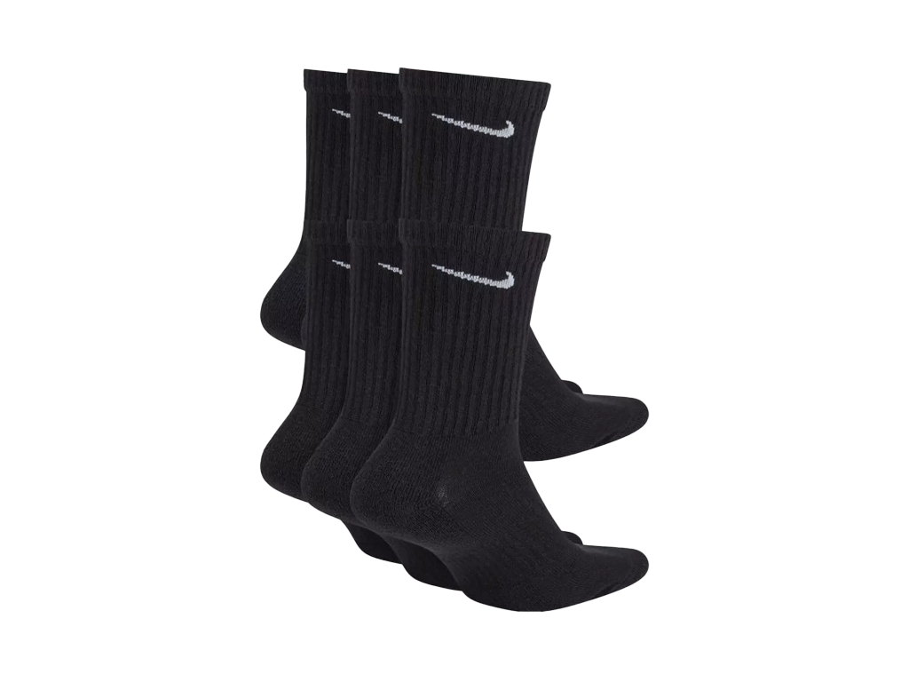 Nike Six Pack Black Socks