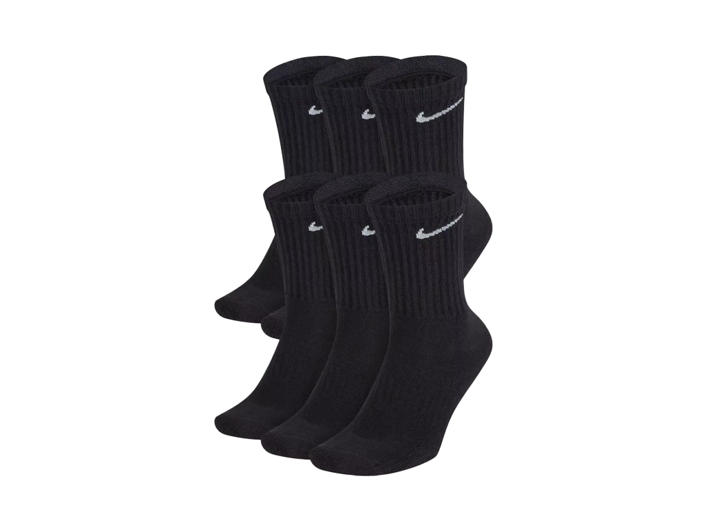 Nike Six Pack Black Socks