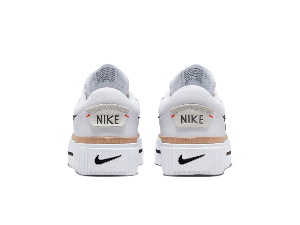 Nike Wmns Court Legacy Lift White Hemp – tenisky – fotka 4 z 5