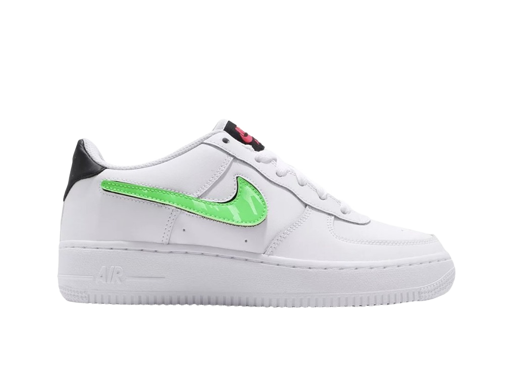 Nike Air Force 1 Low Removable Swoosh White Green Strike (GS)-sneakers-Nike-pikastore.cz