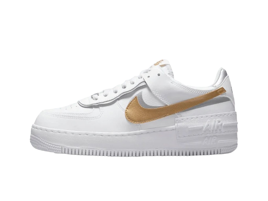 Nike Air Force 1 Low Shadow White Gold (Women's)-sneakers-Nike-pikastore.cz