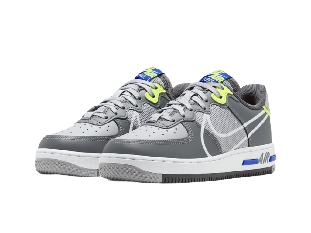 Nike Air Force 1 React GS Wolf Grey-Nike-pikastore.cz
