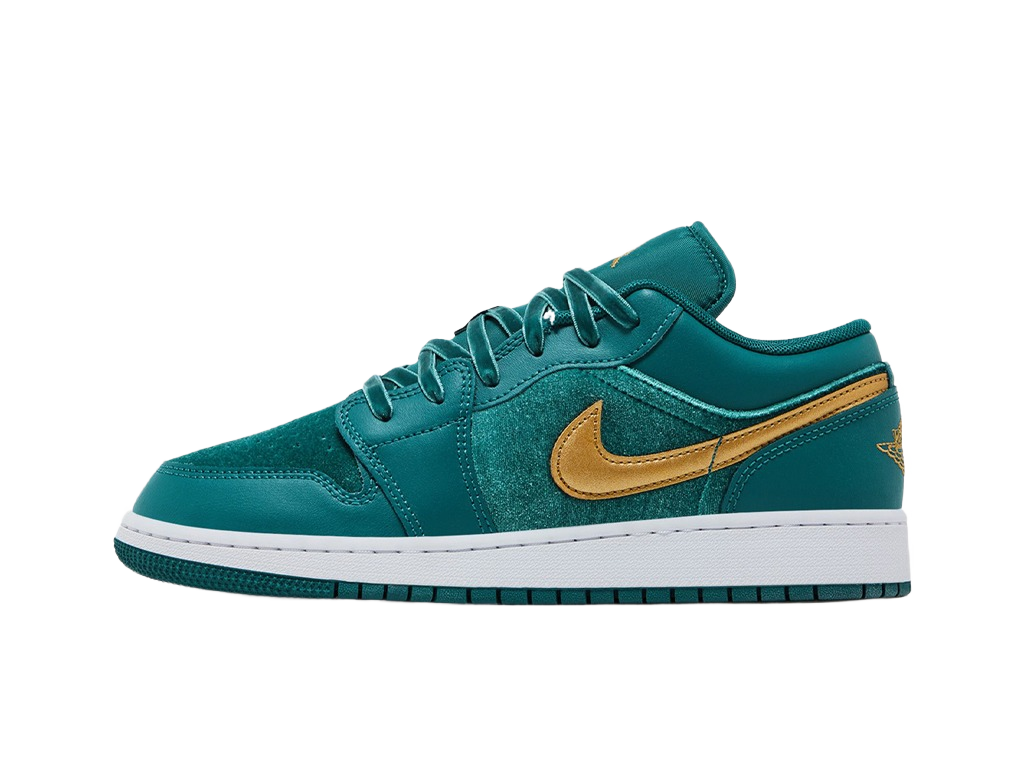 Nike Air Jordan 1 Low SE Velvet GS Geode Teal Velvet-Air Jordan-pikastore.cz