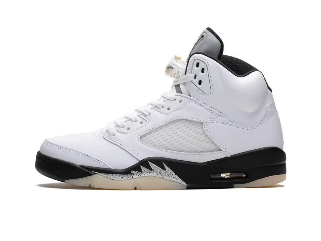 Nike Air Jordan 5 Retro White Black-Air Jordan-pikastore.cz