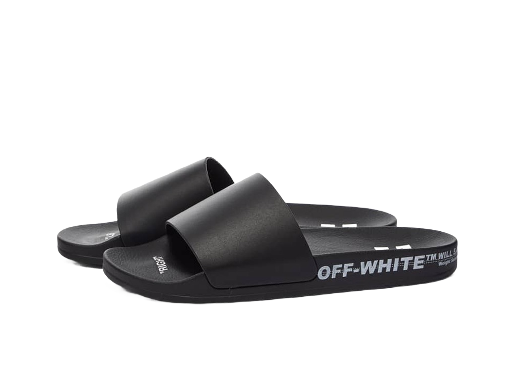 Off-White Industrial Belt Slides Black White-Off-White-pikastore.cz
